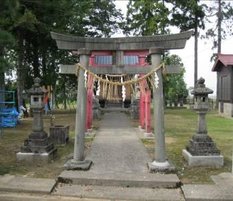 六柱神社の鳥居の写真